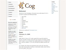 Tablet Screenshot of cogx.org